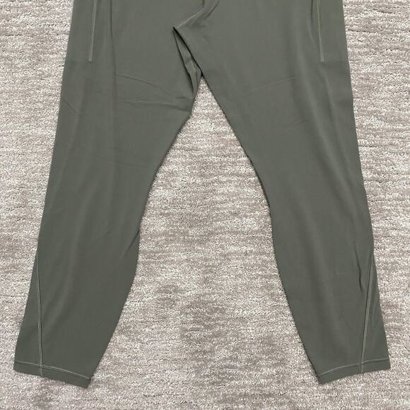 Lululemon Leggings Womens 12 Dark Green High Rise Pockets Yoga Pants Athletic - Picture 6 of 11